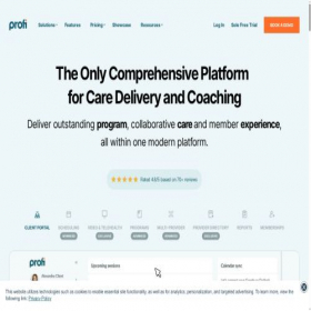 Скриншот главной страницы сайта profi.io