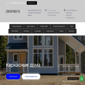 Скриншот главной страницы сайта profi178.ru