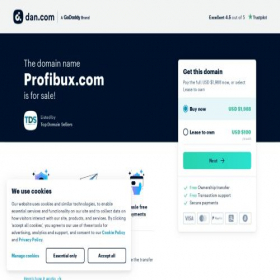 Скриншот главной страницы сайта profibux.com