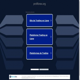 Скриншот главной страницы сайта profiforex.org