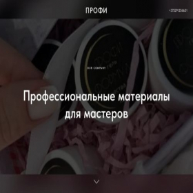 Скриншот главной страницы сайта profishop.by