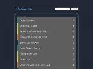 Скриншот главной страницы сайта profit-flowers.biz