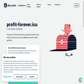 Скриншот главной страницы сайта profit-forever.icu