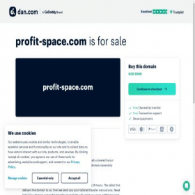Скриншот главной страницы сайта profit-space.com