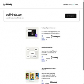 Скриншот главной страницы сайта profit-trade.com