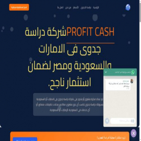 Скриншот главной страницы сайта profitcash.site