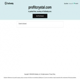 Скриншот главной страницы сайта profitcrystal.com