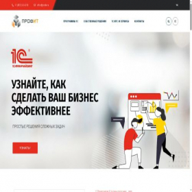 Скриншот главной страницы сайта profite.ru