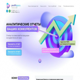 Скриншот главной страницы сайта profitguru.ru