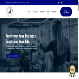 Скриншот главной страницы сайта profitmax.biz
