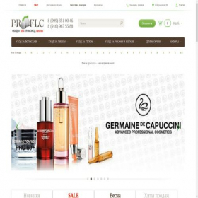 Скриншот главной страницы сайта proflc.com