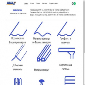 Скриншот главной страницы сайта proflist-nsk.ru
