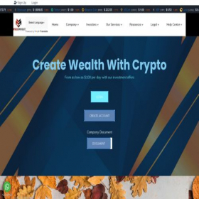 Скриншот главной страницы сайта proinvest.cc