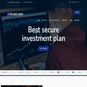 Скриншот главной страницы сайта proinvexp.com