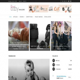 Скриншот главной страницы сайта project-baby.co.uk