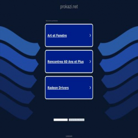 Скриншот главной страницы сайта prokazi.net