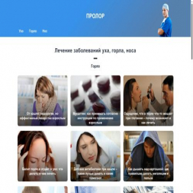 Скриншот главной страницы сайта prolor.ru