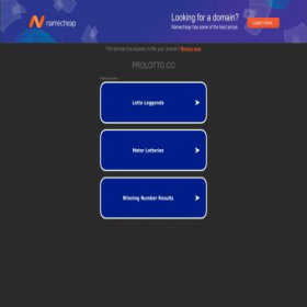 Скриншот главной страницы сайта prolotto.co