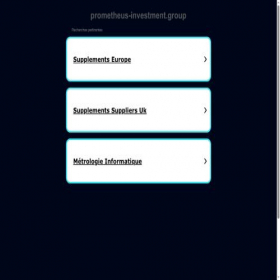 Скриншот главной страницы сайта prometheus-investment.group