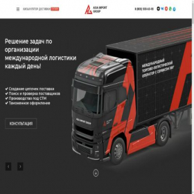 Скриншот главной страницы сайта promo.asia-import.ru