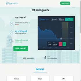 Скриншот главной страницы сайта promo.expertoption.com