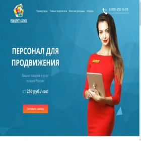 Скриншот главной страницы сайта promo.marketing-fl.ru