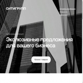 Скриншот главной страницы сайта promo.opt.city