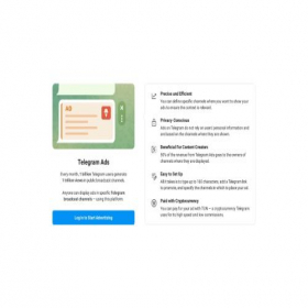 Скриншот главной страницы сайта promote.telegram.org