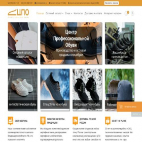 Скриншот главной страницы сайта proshoes.ru