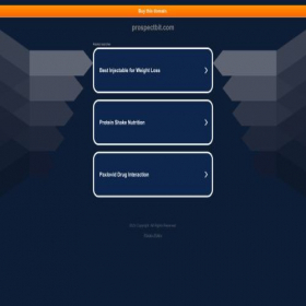 Скриншот главной страницы сайта prospectbit.com