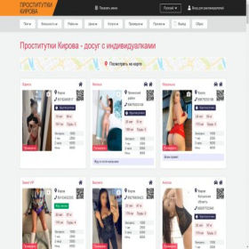 Скриншот главной страницы сайта prostitutki-kirov.su