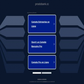 Скриншот главной страницы сайта prostobank.cc