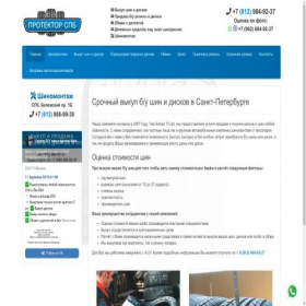 Скриншот главной страницы сайта protector98.ru