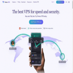Скриншот главной страницы сайта protonvpn.vercel.app
