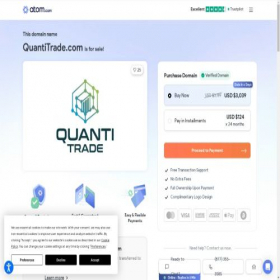 Скриншот главной страницы сайта protrader.software