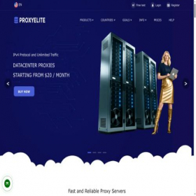 Скриншот главной страницы сайта proxyelite.biz
