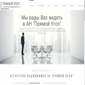 Скриншот главной страницы сайта pryamoiugol.ru