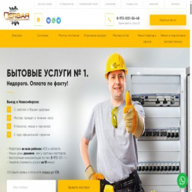 Скриншот главной страницы сайта psknsk.ru