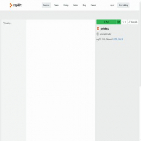 Скриншот главной страницы сайта pstrtns.screenshotmaker.repl.co