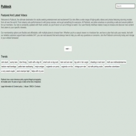 Скриншот главной страницы сайта pubbock.com