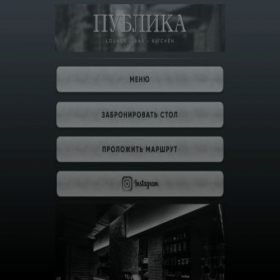 Скриншот главной страницы сайта publica-x.ru