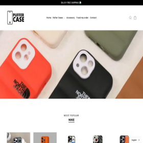 Скриншот главной страницы сайта puffcase-official.com