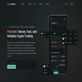 Скриншот главной страницы сайта pulvisbit.com