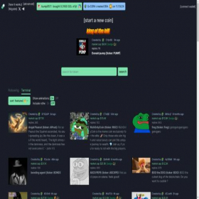 Скриншот главной страницы сайта pumpp-fun.pages.dev