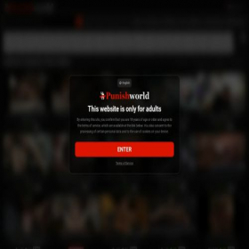Скриншот главной страницы сайта punishworld.com
