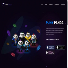 Скриншот главной страницы сайта punkpanda.io