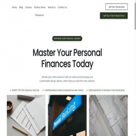 Скриншот главной страницы сайта purelyfinance.org