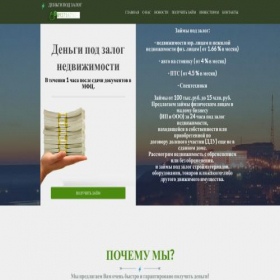 Скриншот главной страницы сайта putfinance.ru