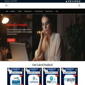 Скриншот главной страницы сайта pvasales.com
