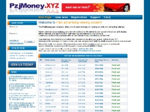 Скриншот главной страницы сайта pzjmoney.xyz